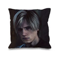 Axyaa Leon Kennedy Anime Pillowcase - 45x45 Decorative Cushion Cover