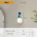 Axyaa Iron Ball Lampshade LED Wall Sconce for Modern Home Decor
