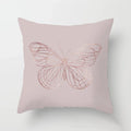 Axyaa Pink Geometric Print Decor Pillow Cover for Modern Luxury Home