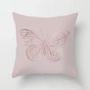 Axyaa Pink Geometric Print Decor Pillow Cover for Modern Luxury Home