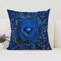 Axyaa Rose Flowers Decorative Pillow Cover 45x45 Cushion Cover Cases Home Decoration