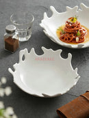 Axyaa High-End Sensory Dish Plate - Elegant Dessert & Hotel Tableware