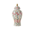 Axyaa Blue & White Handmade Luxury Gold General Bottle for Living Room & Hotel