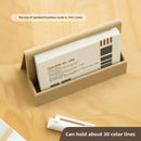 Axyaa Desktop Shelf Box: Simple Business Card Organizer for Office Storage