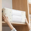 Axyaa Foldable Non-Woven Storage Bag Fabric Wardrobe Organizer with Zipper