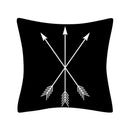 Axyaa Geometry Polyester Cushion Cover 45x45, Decorative Sofa Pillowcase Blue Yellow Black Home Décor