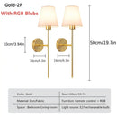 Axyaa RGB LED Wall Lamp 1200mA 40*16cm Portable Interior Luminaire for Bedroom & Hallway