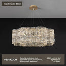 Axyaa Five-Star Hotel Chandelier: Luxury Hall Lighting System for Restaurant Lobby