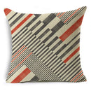 Axyaa Mandala Graffiti Cushion Cover 45x45cm Linen Pillow Case for Sofa Bed Decor