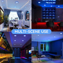 Axyaa Dual Color Panel Light: Dimmable Modern LED Ceiling Lamp for Bedroom & Kitchen