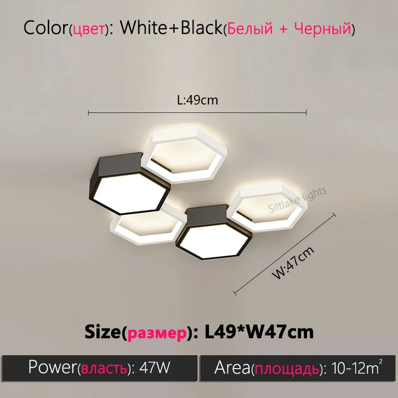 Axyaa Round LED Ceiling Chandelier With Remote Control for Living Room, Bedroom, Dining Room