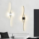 Axyaa LED Wall Lights Bedroom Sconces Black Gold White Indoor Lighting Balcony Aisle