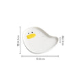 Axyaa Duck Ceramic Tableware Set - Shallow Plate, Soup Bowl, Seasoning Dish, Snack Plate