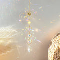 Axyaa Crystal Prism Suncatcher Dreamcatcher for Window Rainbow Home Decor Gift