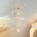 Axyaa Crystal Prism Suncatcher Dreamcatcher for Window Rainbow Home Decor Gift