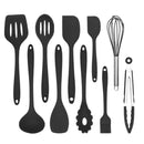 Axyaa Silicone Non-Stick Cooking Utensils Set of 12 - Heat Resistant Kitchen Tools