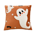 Axyaa Halloween Embroidered Throw Pillow Cover Home Decor Sofa Headboard