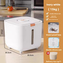 Axyaa Rice & Flour Storage Container | Sealed Grain Organizer Bin