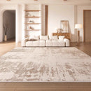 Axyaa Plush Cream Style Bedroom Carpet: Soft, Thick, Anti-Slip Floor Mat, Living Room Rug
