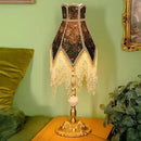 Axyaa French Tassels Table Lamp - Retro Style for Living Room or Bedroom
