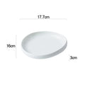 Axyaa Solid Color Salad Plate Set: Creative Tableware in Irregular Shape for Restaurant & Kitchen