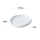 Axyaa Solid Color Salad Plate Set: Creative Tableware in Irregular Shape for Restaurant & Kitchen