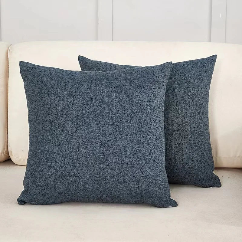 Fluffy Nordic Style Sofa Pillow Cover by Axyaa