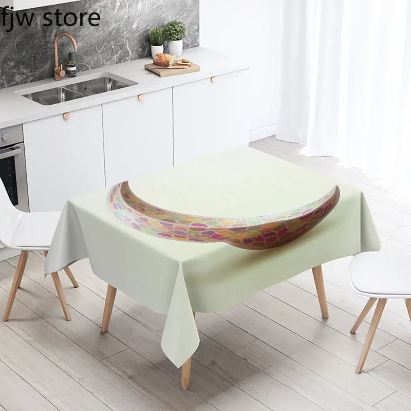 Axyaa Ramadan Kareem Mosque Theme Tablecloth