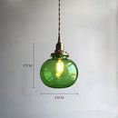 Axyaa Brass Glass Pendant Lights - Nordic Minimalist Japanese Style Chandelier for Home and Restaurant
