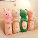 Axyaa Cute Animal Pillow Plush Doll for Sleeping - Perfect Birthday Gift for Girls