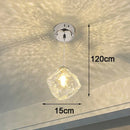 Axyaa Crystal Chandelier: Luxury Living Room Bedroom Ceiling Light