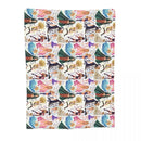 Axyaa Taylor Eras Throw Blanket Sleeping Bag - Travel Thermals, Fun Baby Gift Blankets