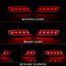 Axyaa Rear Bumper Reflector Lights with Dynamic Turn Signal for Lexus RX Harrier Venza