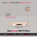 Axyaa LED Ring Chandelier for Living Room, Bedroom, Kitchen, and Restaurant