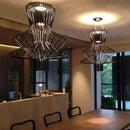 Axyaa Design Iron Pendant Light - Allegretto Suspension for Home & Restaurant