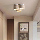 Axyaa 3-head Natural Stone Ceiling Light for Decoration Home & Restaurant Lighting Fixtures