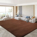Axyaa Gray Coral Fleece Living Room Rug for Sofa, Coffee Table, Kids Bedroom