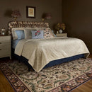 Nordic Plant Flower Print Living Room Carpet by Axyaa