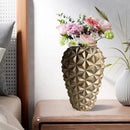 Axyaa Geometric Diamond Crystal Vase for Chic Flower Arrangements