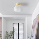 Axya Nordic White Pumpkin Ball LED Ceiling Light for Home Decor