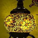 Axyaa Turkish Mosaic Table Lamp Material Package Handmade Glass Night Light Design Gift