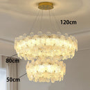 Axyaa Crystal Chandelier: Luxury Living Room & Dining Room Pendant Light