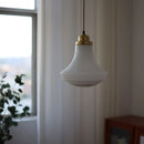 Axyaa French Vintage Palace Chandelier with Solid Copper & White Jade Glass