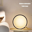 Axyaa LED Round Table Lamp with Stepless Dimming - Bedroom Night Light