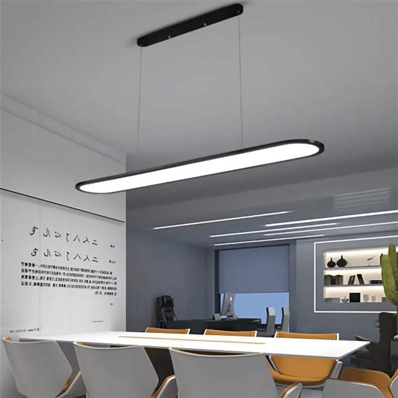 Axya Black LED Pendant Lights for Kitchen Dining Room Chandelier