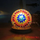 Axyaa Turkish Mosaic Lamp DIY Material Package Glass Night Light Handmade Gift