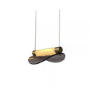 Axyaa Nordic Glass Hanging Wire Lamp for Stylish Decor