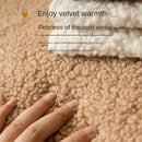 Axyaa Winter Short Plush Sofa Cushion: Non-slip Nordic Style Sitting Cushion
