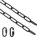 Axyaa 4mm Thick Metal Chain for Pendant Light - Heavy Duty Hanging Locker Lift