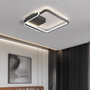 Axyaa Modern Circle Ring LED Ceiling Lamp Dimmable Minimalism Bedroom Lighting